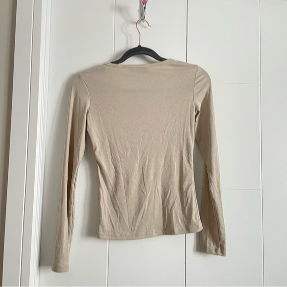3/$25 Squareneck Longsleeve Top - Picture 3 of 3